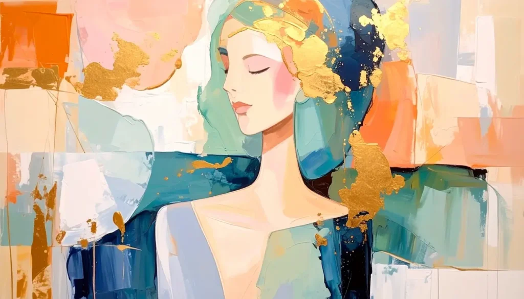Ilustración artística que representa la conexión emocional y la pregunta ¿La Ansiedad se Hereda? a través de una figura femenina.