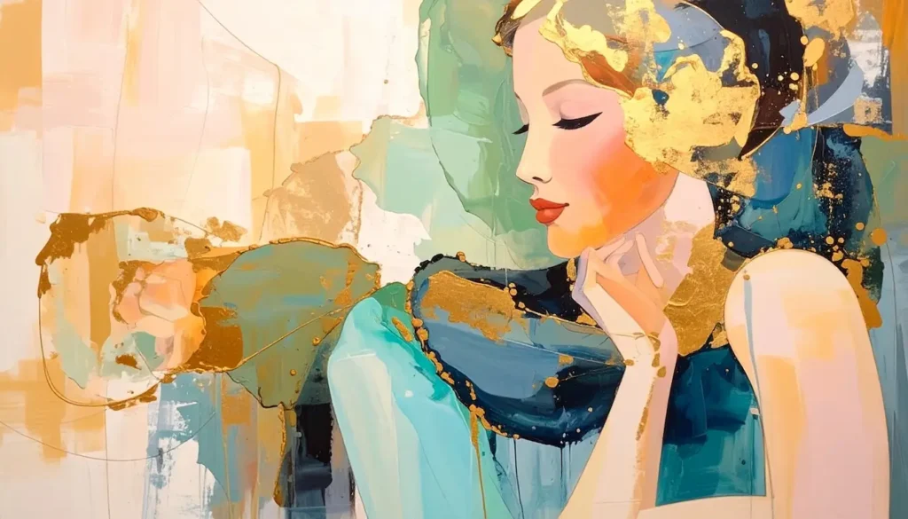 Ilustración artística de una mujer en actitud serena, simbolizando la posibilidad de regular la ansiedad y responder a la pregunta ¿La Ansiedad se Cura?
